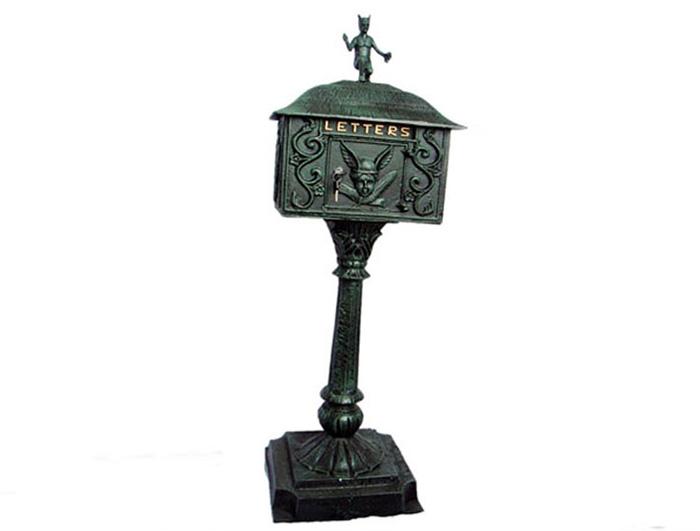 Cast Iron Mail Box AI07460