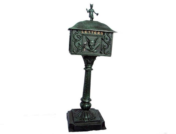 Cast Iron Mail Box AI07460