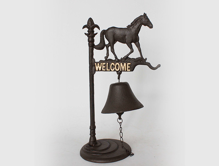 Cast Iron Horse Dinner Bell