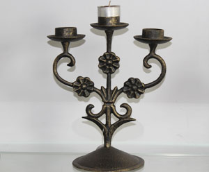 Customized Cast Iron Candle Holder